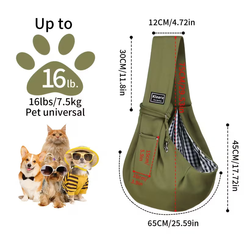 Bolso bandolera para perros