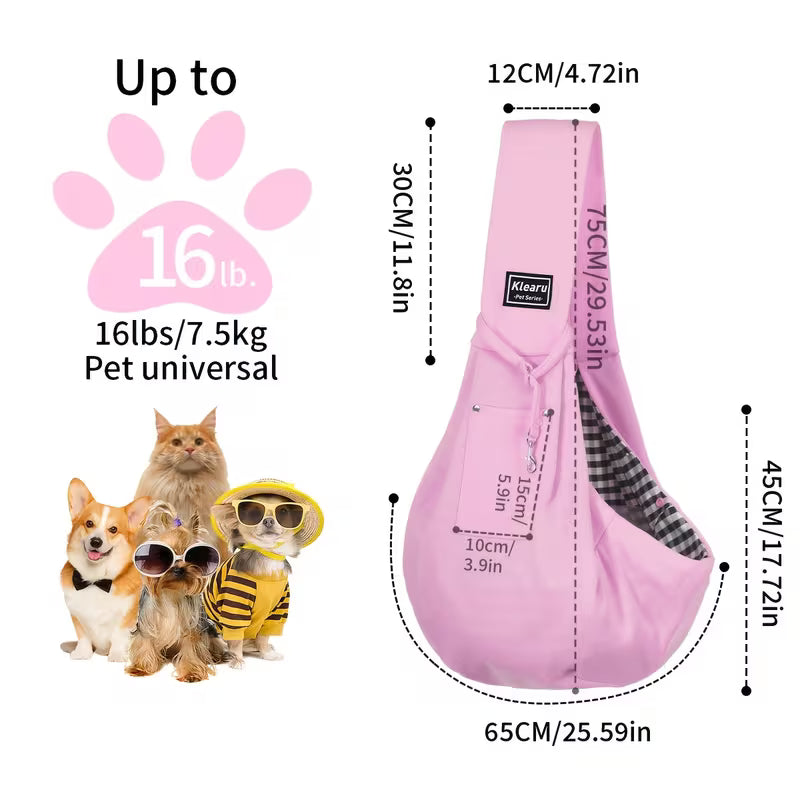 Bolso bandolera para perros